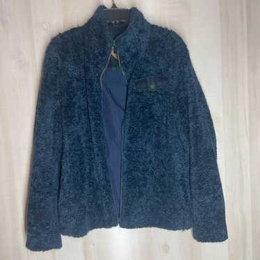 Pendleton blue fleece jacket long sleeve with pla… - image 1