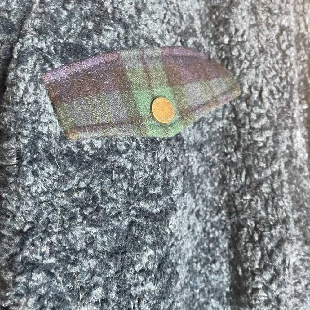 Pendleton blue fleece jacket long sleeve with pla… - image 8