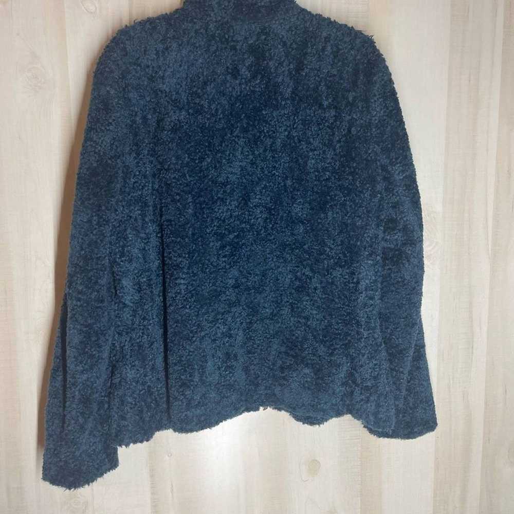 Pendleton blue fleece jacket long sleeve with pla… - image 9