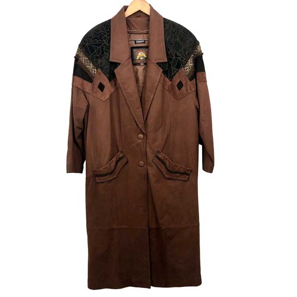 Vintage Wilsons Leather Trench Coat Thinsulate Wo… - image 1