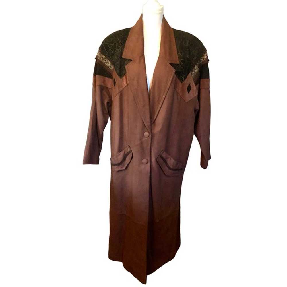 Vintage Wilsons Leather Trench Coat Thinsulate Wo… - image 3