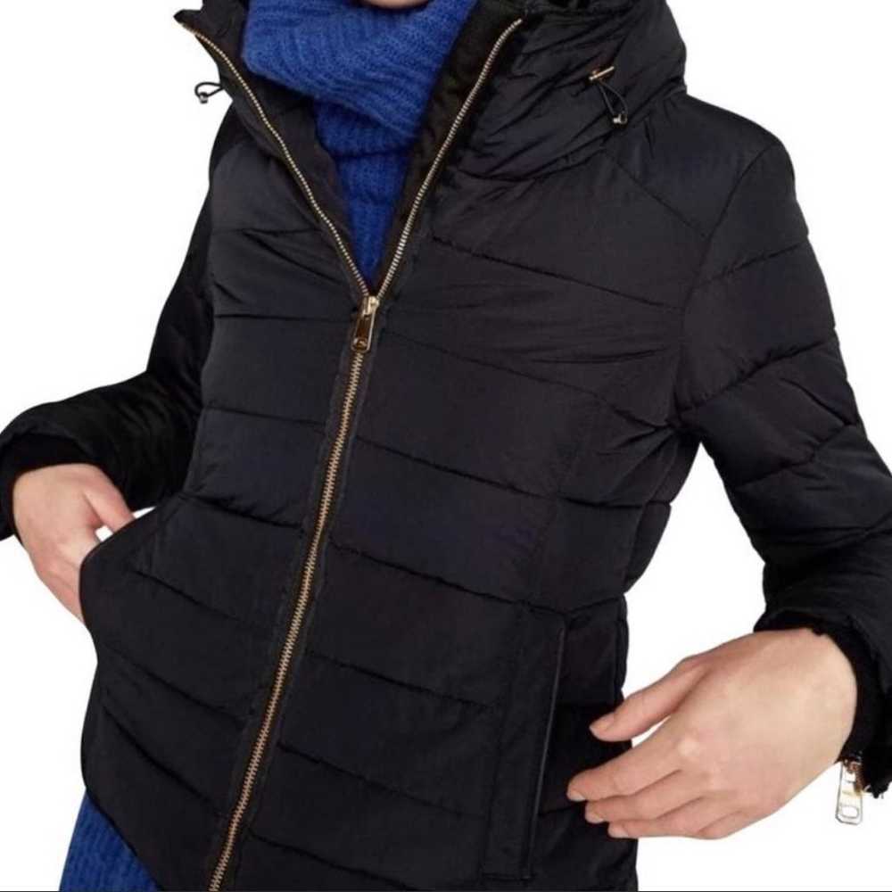 ZARA PUFFER JACKET IN NAVY BLUE - image 3