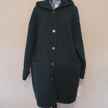 women's talbots wool Hooded long coat