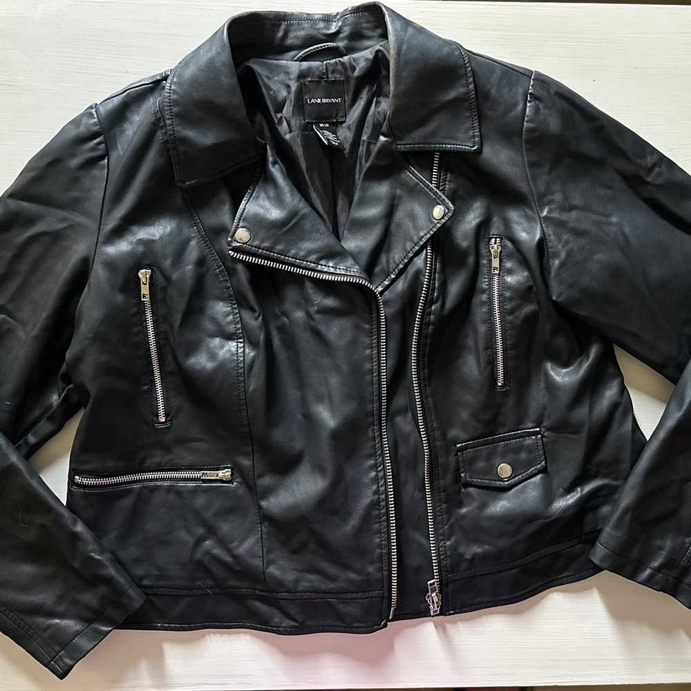 Lane Bryant Faux Leather Jacket - image 1