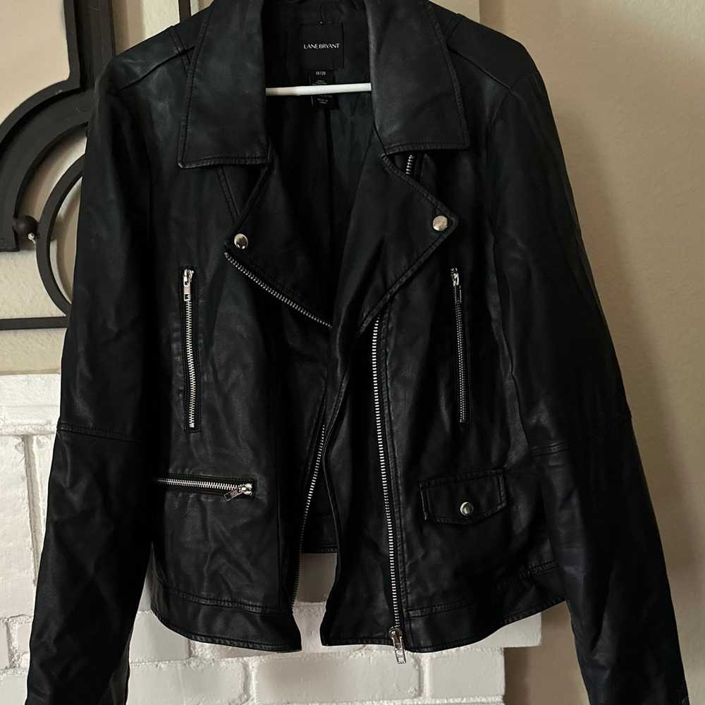 Lane Bryant Faux Leather Jacket - image 2