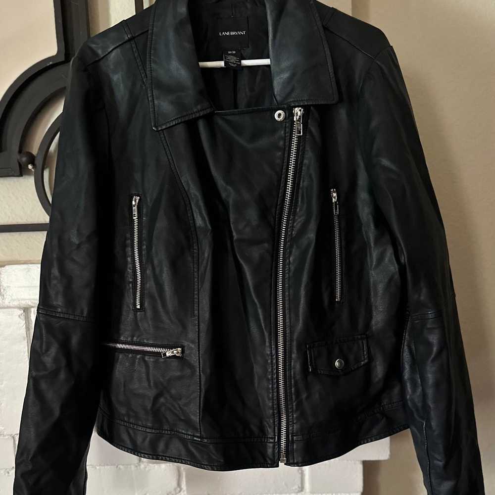 Lane Bryant Faux Leather Jacket - image 3