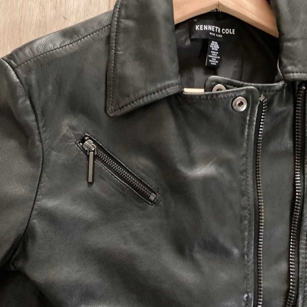 Kenneth Cole leather jacket XS - image 7