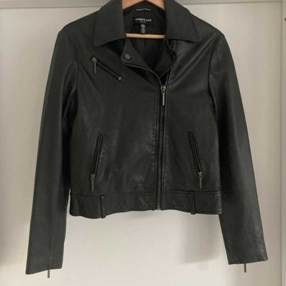 Kenneth Cole leather jacket XS - image 9