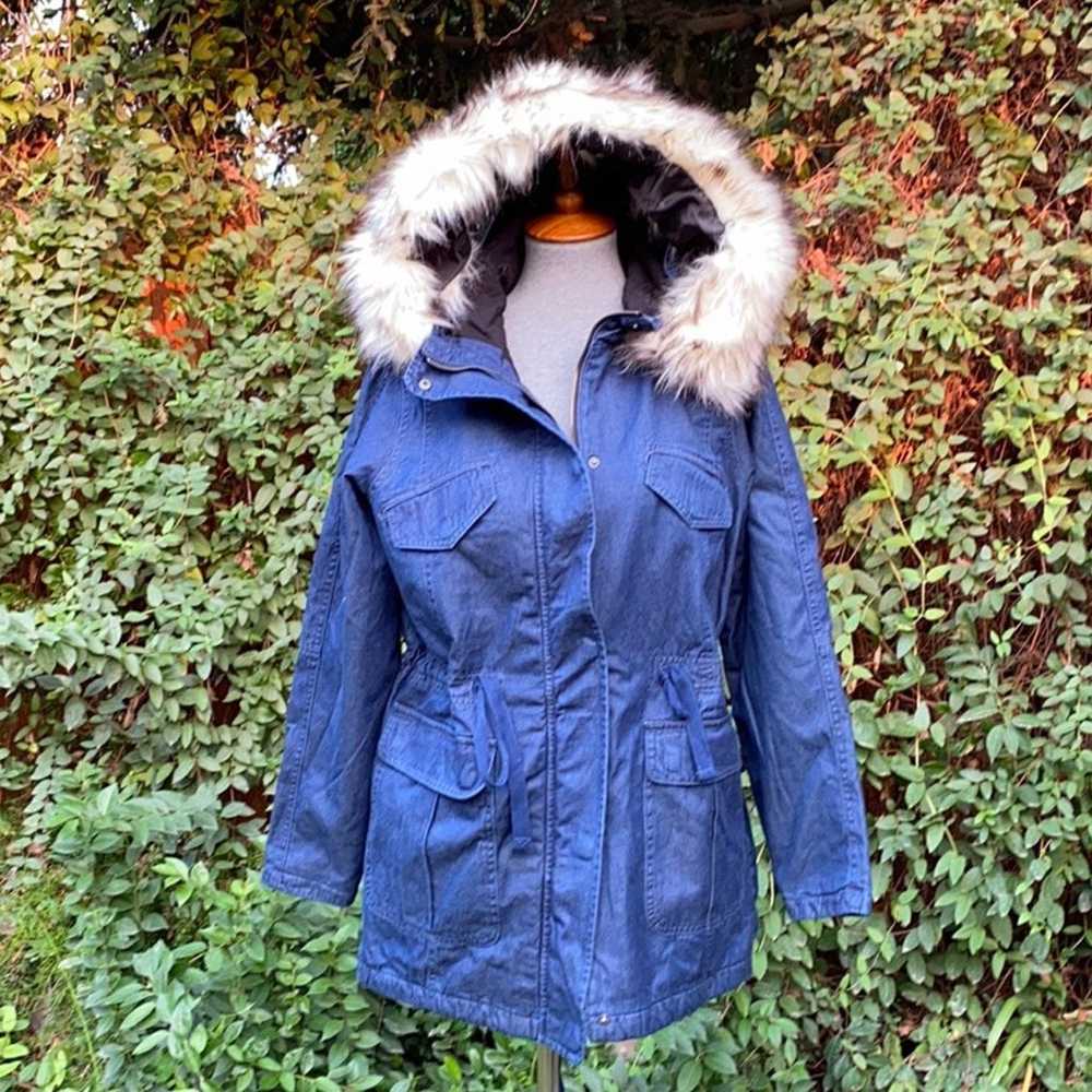 American Eagle Denim Parka Jacket - image 5