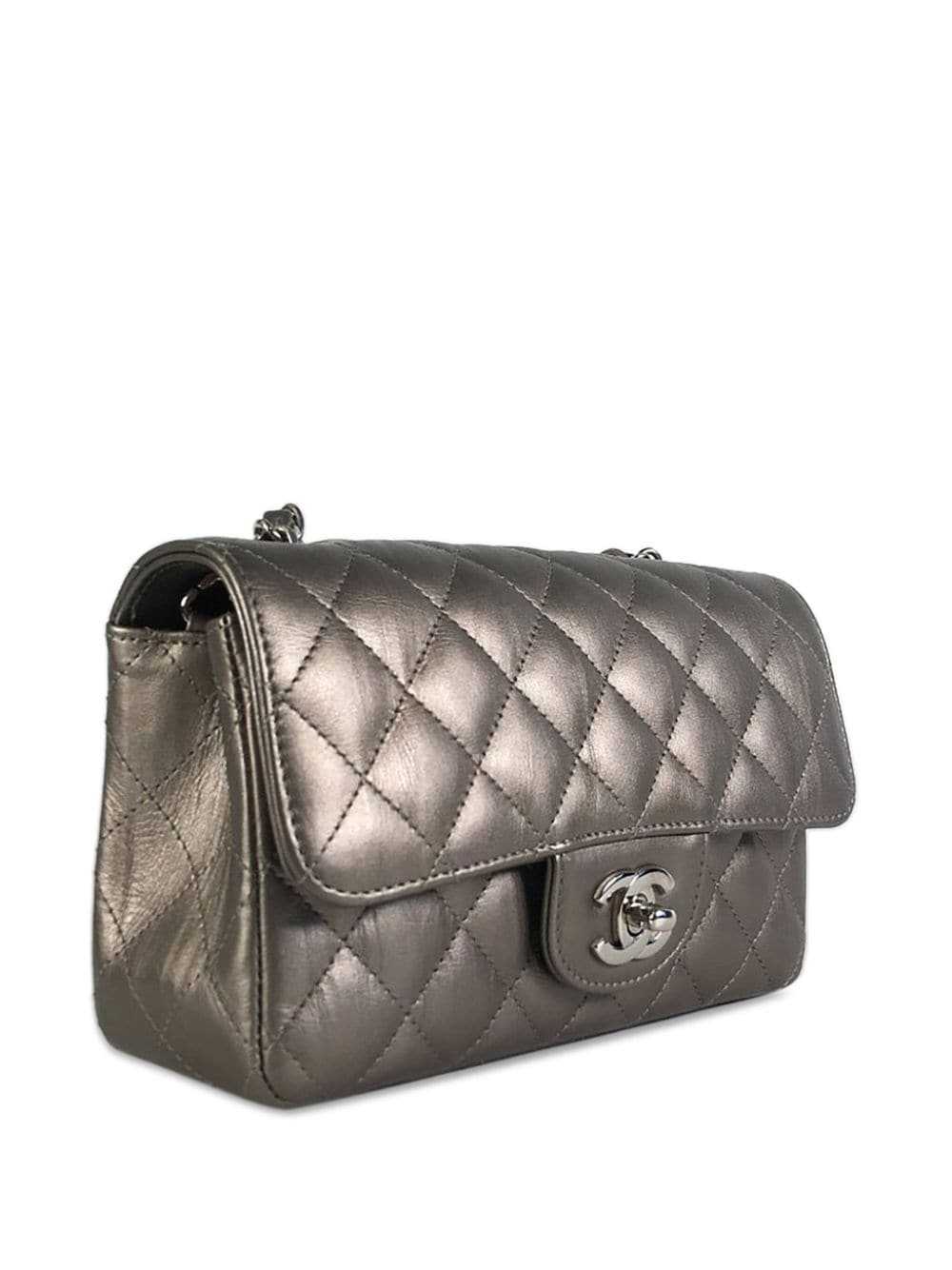 CHANEL Pre-Owned 2018 mini Classic Flap shoulder … - image 3