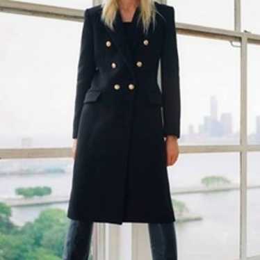 Zara Manteco Wool Blend Coat Size XS - image 1