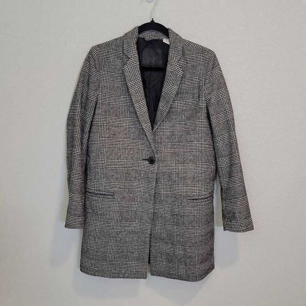 Levi's Women's Wool Blend Plaid Jacket Coat Size … - image 1