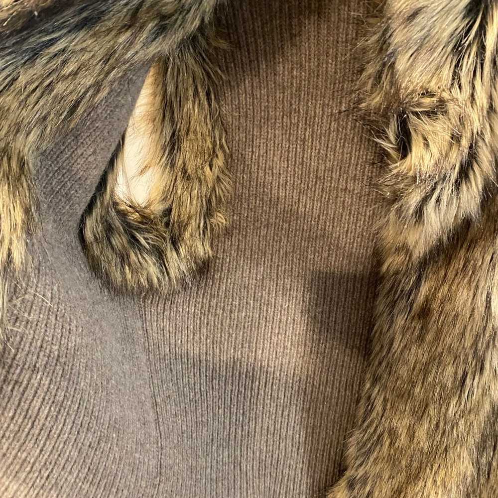 Revolve Joie Pruce Reversible Faux Fur Vest Jacke… - image 3