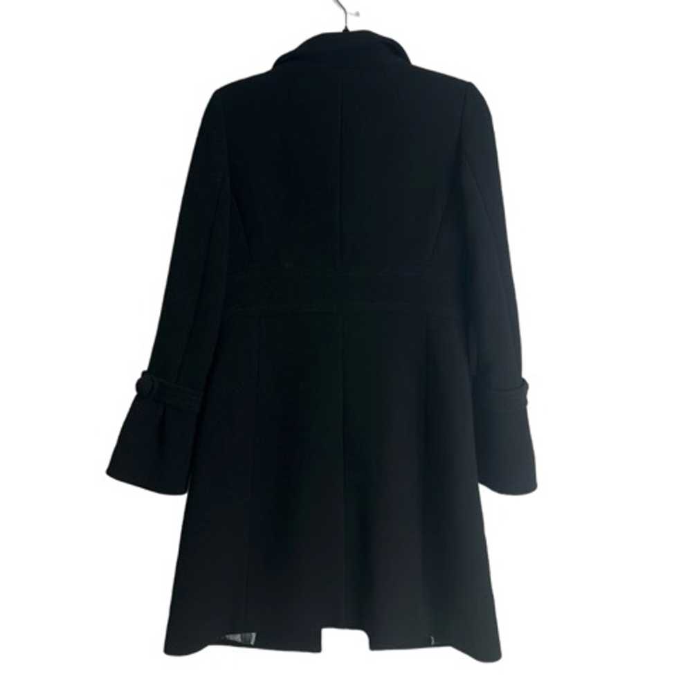 J crew wool black coat size 2 - image 3