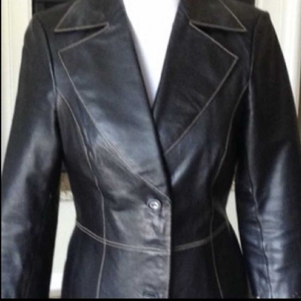 Classiques Black Leather Jacket - image 7
