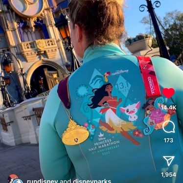 Disney Princess half marathon jacket