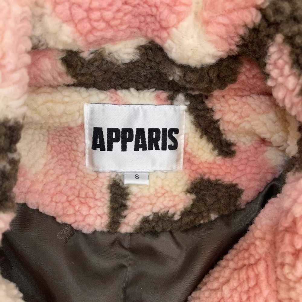 Apparis Theresa Camo Faux Shearling Jacket Pink S… - image 8