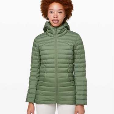 Green Lululemon Grey Goose Down jacket size 6 - image 1