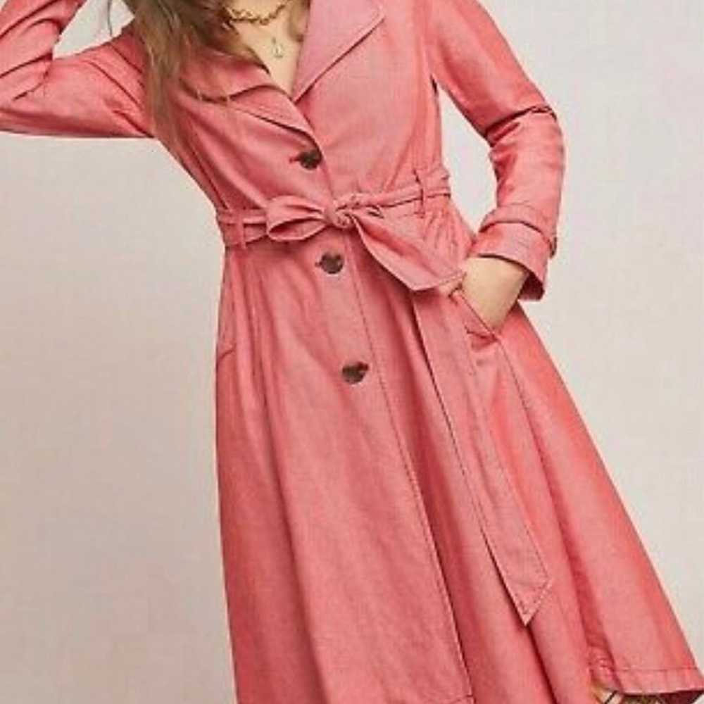 Anthropologie Elle trench coat size SMALL - image 2