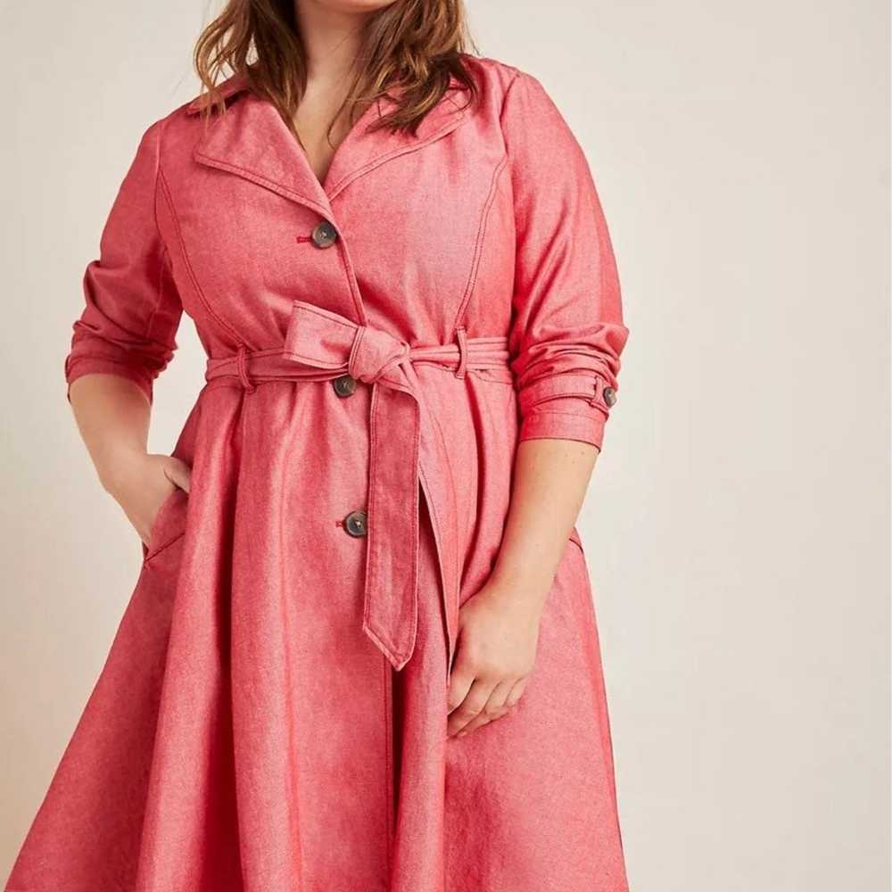 Anthropologie Elle trench coat size SMALL - image 4