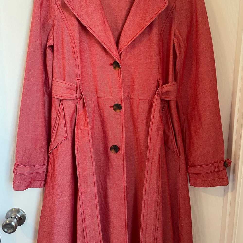 Anthropologie Elle trench coat size SMALL - image 8