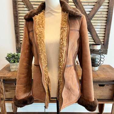 Gallery Faux Fur Coat Size Medium - image 1