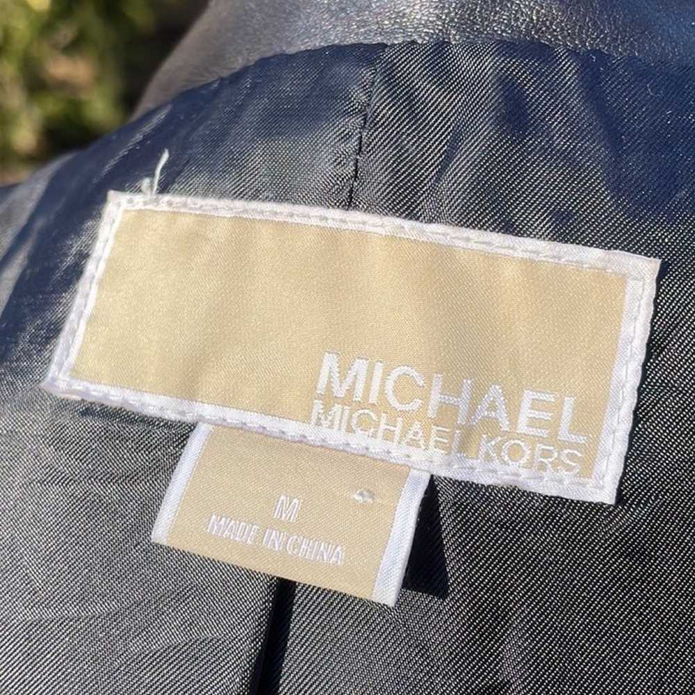 Michael Kors Leather Blazer - image 10