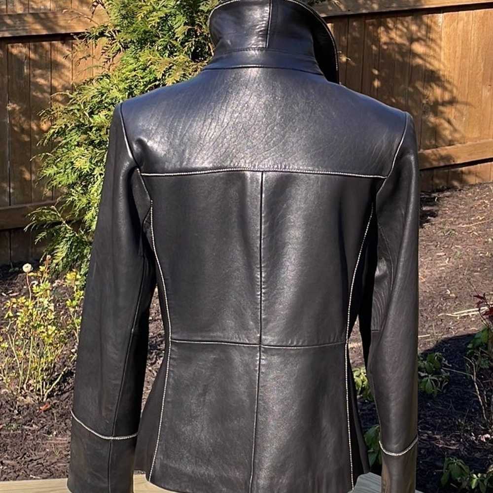 Michael Kors Leather Blazer - image 5