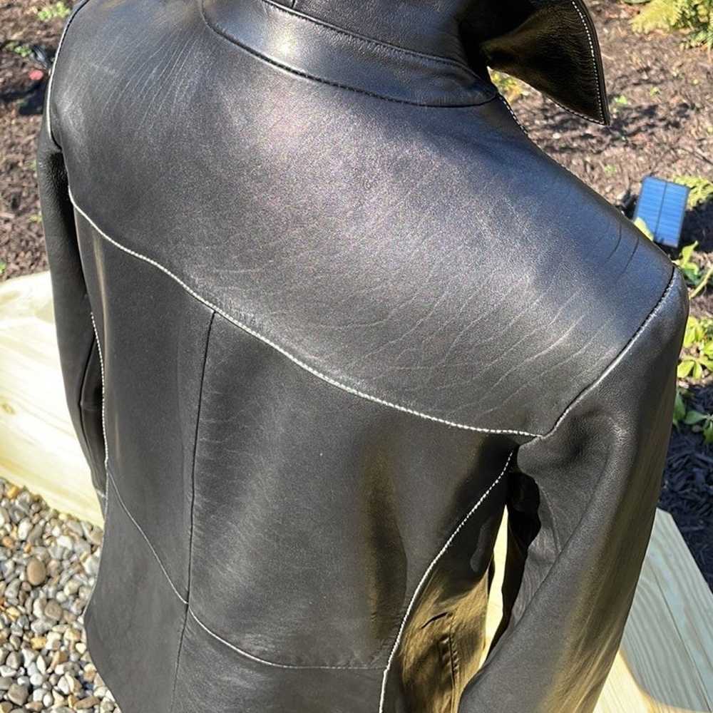 Michael Kors Leather Blazer - image 6