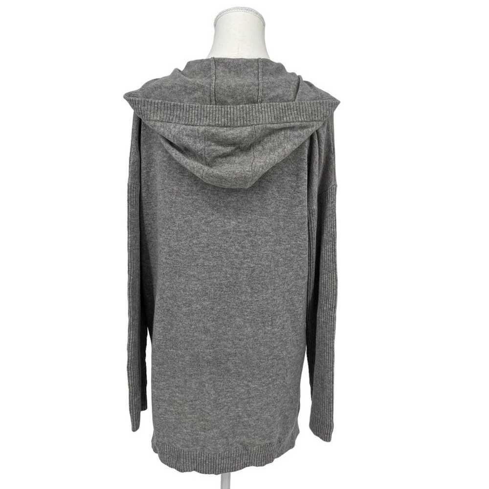 UGG Savannah Cashmere Hooded Jacket Full Zip Gray… - image 3