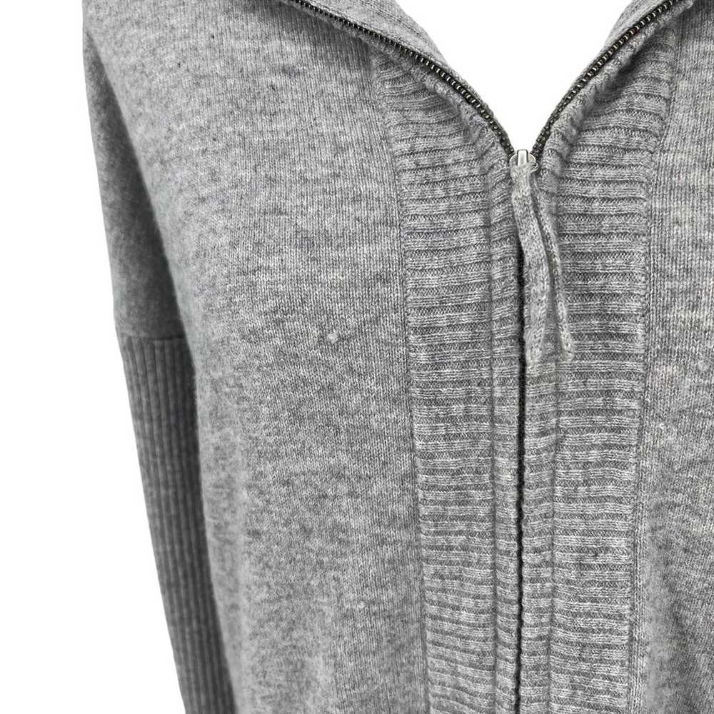 UGG Savannah Cashmere Hooded Jacket Full Zip Gray… - image 8