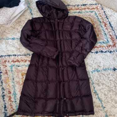 Northface long puffer jacket medium 600 down - image 1