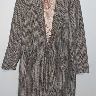 MARVIN RICHARDS Wool Blend Trench Coat Size 10 - image 1
