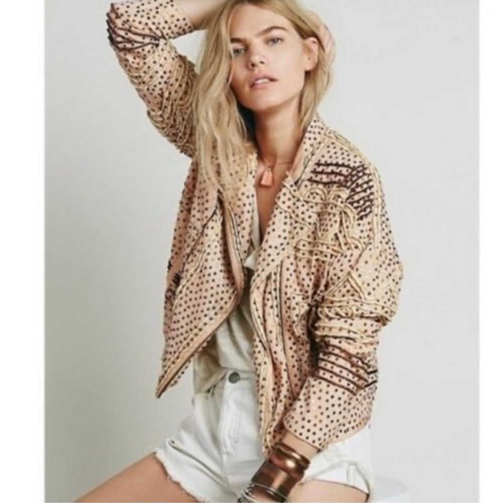 Free People Janpath Moto Jacket Medium - image 2