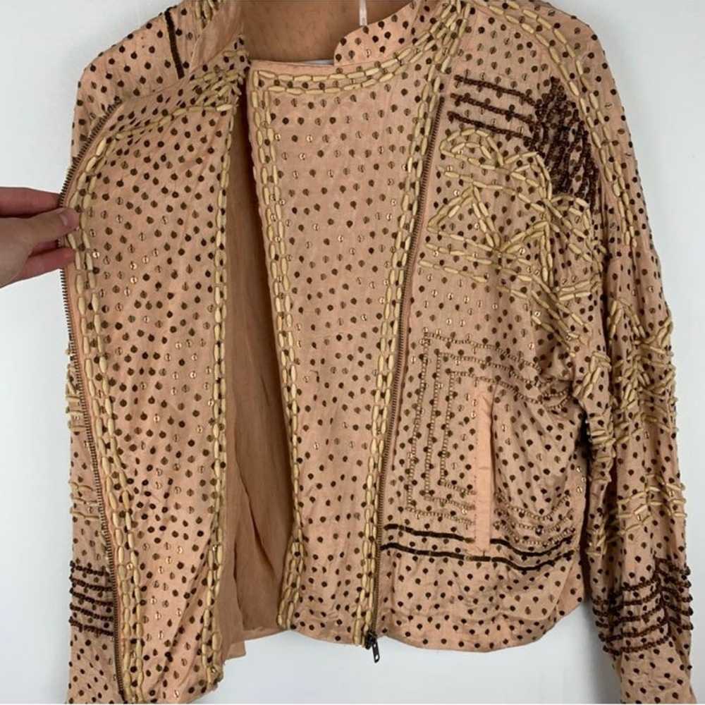 Free People Janpath Moto Jacket Medium - image 5