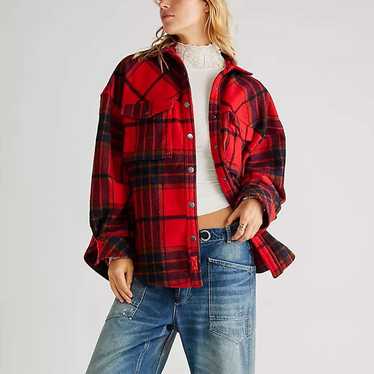 We The Free Cabin Cozy free people button down ja… - image 1