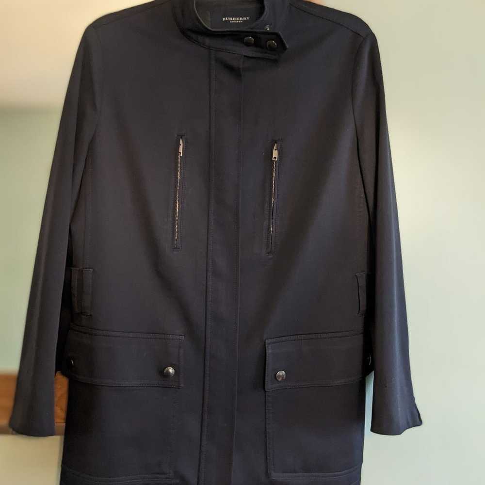 Authentic Women's Burberry London black coat size… - image 1