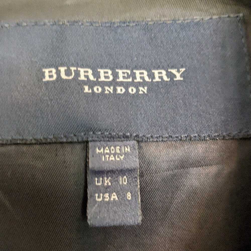 Authentic Women's Burberry London black coat size… - image 2