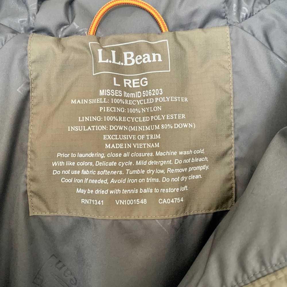 L.L. Bean women’s large mountain classic down pul… - image 4