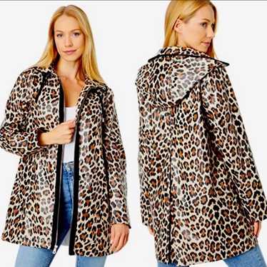 Kate Spade Leopard rain coat - image 1