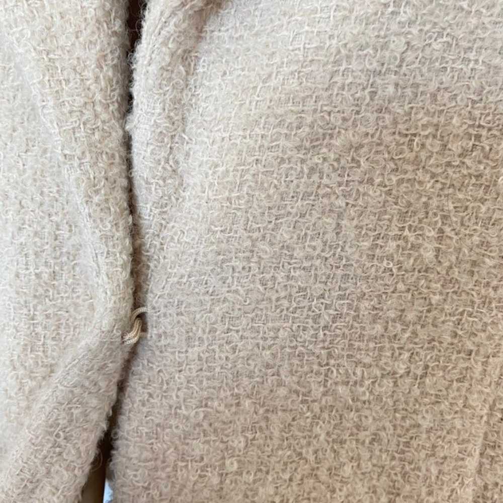 Eileen Fisher | Nude Tweed Airy Boucle Wool Blend… - image 6