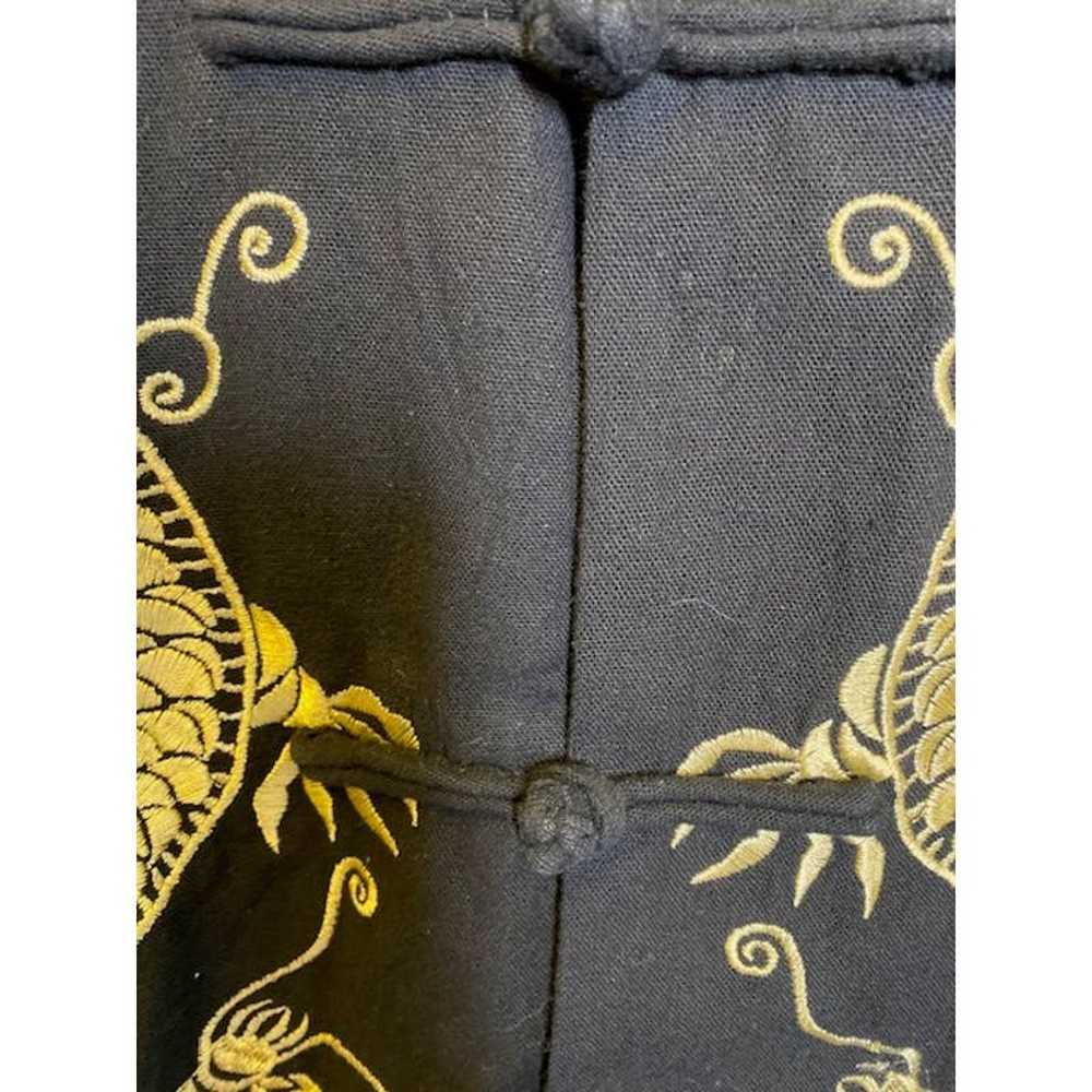 Japanese Japan Embroidered Kimono Dragon Jacket - image 5