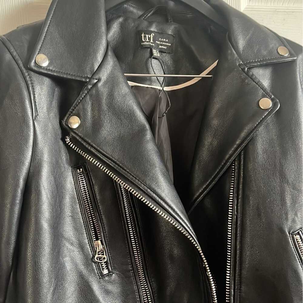 Faux Leather Jacket Zara - image 2