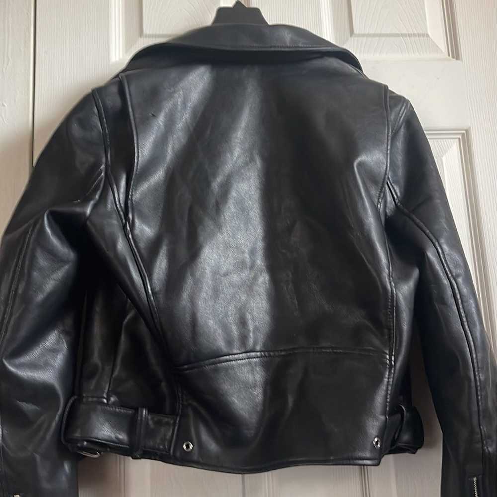 Faux Leather Jacket Zara - image 3