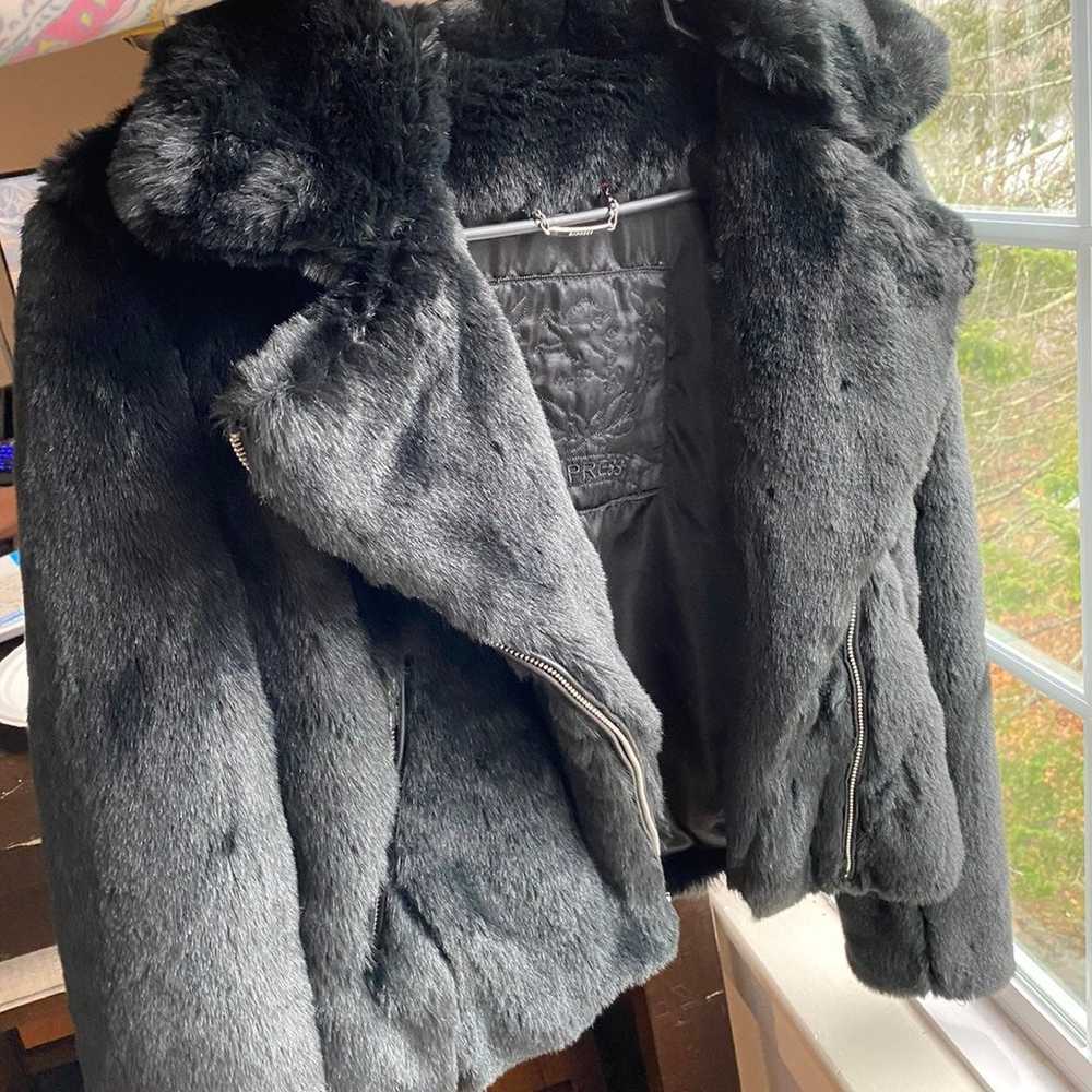 Faux Fur Express Coat Size XS - image 5