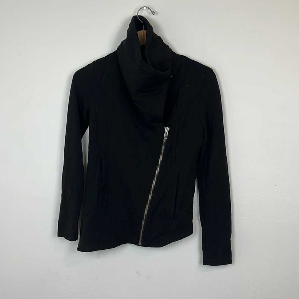Helmut Lang Villous Asymmetrical Zip Jacket - image 2