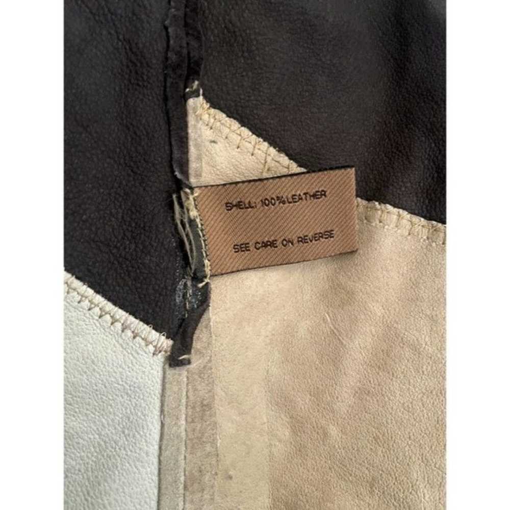 Suede Leather Patchwork Jacket & Dress - image 5