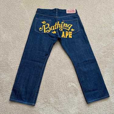 00s A BATHING APE BAPE STA デニム ボロ　フェード A BATHING APE® Flip STA M1 | Bape official website – INT