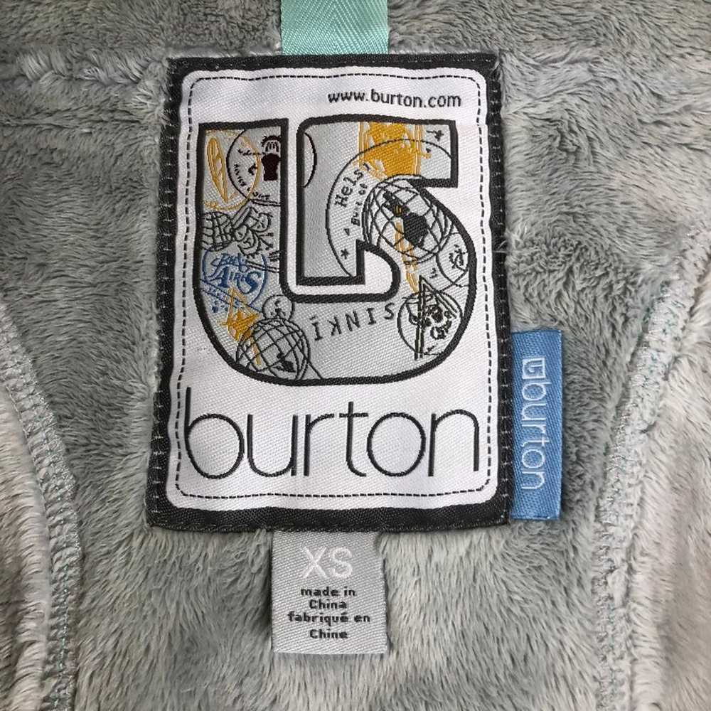 Turquoise Burton Fur Lined Snow jacket - image 8