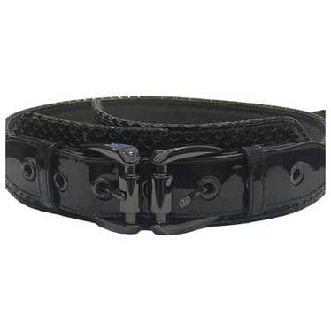 Burberry Patent leather belt